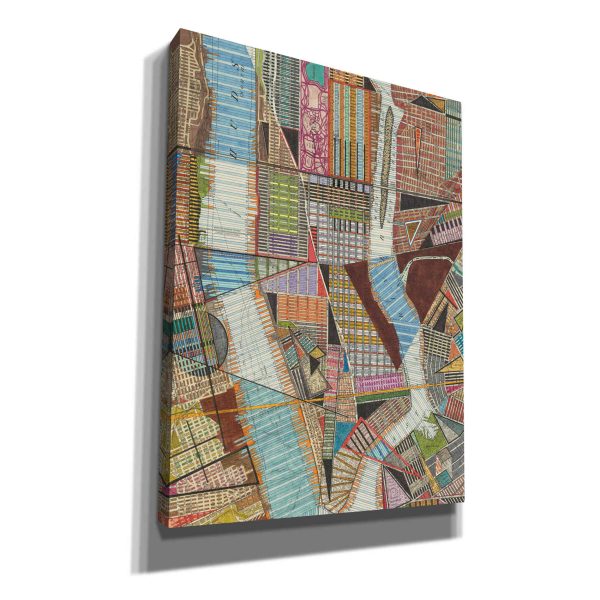 Modern Map of New York II  by Nikki Galapon, Canvas Wall Art Online Hot Sale