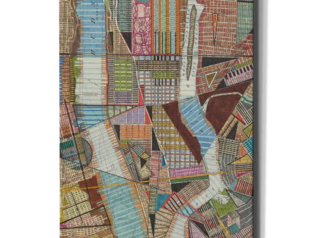 Modern Map of New York II  by Nikki Galapon, Canvas Wall Art Online Hot Sale