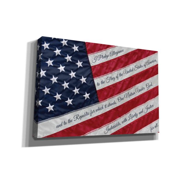 I Pledge Allegiance II  by Lori Deiter, Canvas Wall Art For Sale