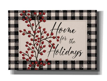 Home for the Holidays with Berries  by Linda Spivey, Canvas Wall Art Sale