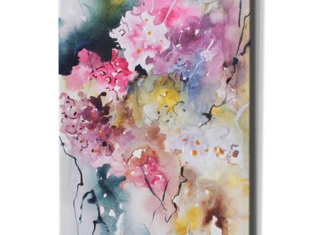 Blooms Aquas III  by Leticia Herrera, Canvas Wall Art Discount