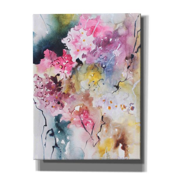 Blooms Aquas III  by Leticia Herrera, Canvas Wall Art Discount