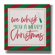 We Wisk You a Merry Christmas  by Lux + Me, Canvas Wall Art Online