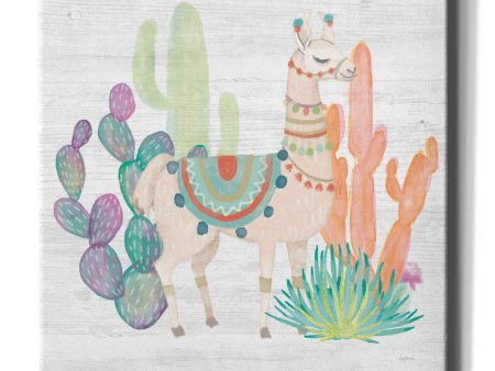 Lovely Llamas II  by Mary Urban, Canvas Wall Art For Sale