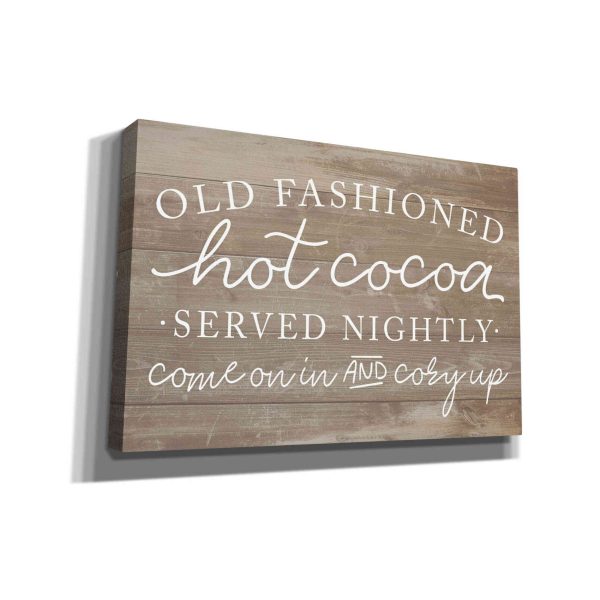 Old Fashion Hot Cocoa  by Lux + Me, Canvas Wall Art Online Hot Sale