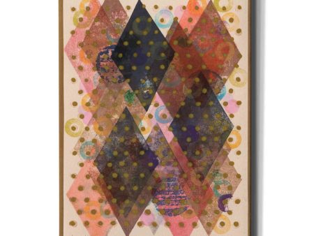 Inked Triangles I  by Nikki Galapon, Canvas Wall Art For Cheap