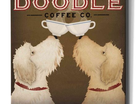 Doodle Coffee Double II  by Ryan Fowler, Canvas Wall Art Fashion