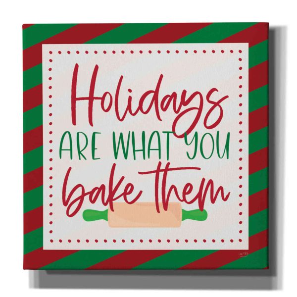 Holidays are What You Bake Them  by Lux + Me, Canvas Wall Art For Cheap