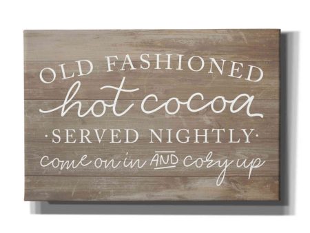 Old Fashion Hot Cocoa  by Lux + Me, Canvas Wall Art Online Hot Sale