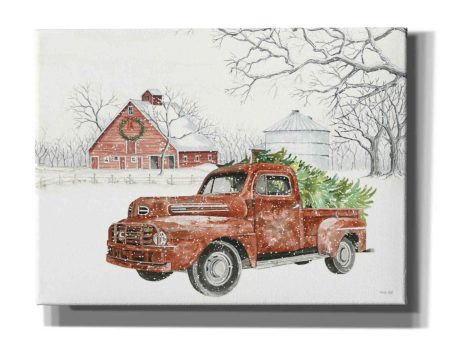 Christmas Barn  by Cindy Jacobs, Canvas Wall Art Supply