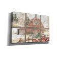 Christmas Barn View  by Cindy Jacobs, Canvas Wall Art For Discount