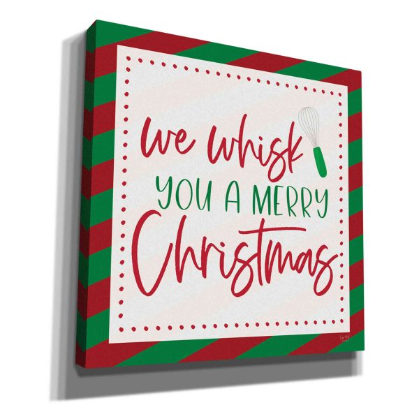 We Wisk You a Merry Christmas  by Lux + Me, Canvas Wall Art Online