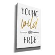 Young, Wild and Free  by Jaxn Blvd, Canvas Wall Art Hot on Sale