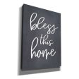 Bless This Home  by Lux + Me, Canvas Wall Art Cheap