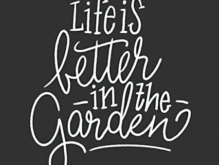 FEN912 - Life is Better in the Garden Sign - 12x12 Online Hot Sale