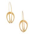 Aretes tubulares en oro amarillo 18 kilates. on Sale