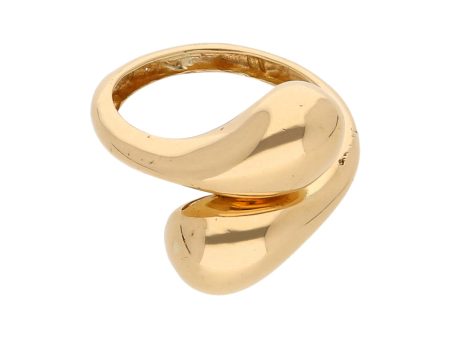 Anillo estilizado en oro amarillo 18 kilates. For Discount