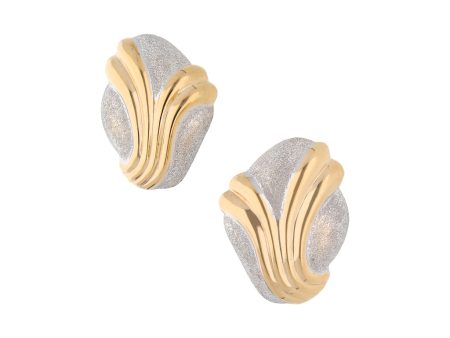 Aretes huecos en oro amarillo 14 kilates. For Cheap