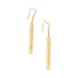 Aretes diseño especial firma Tiffany & Co. en oro amarillo 18 kilates. Online now