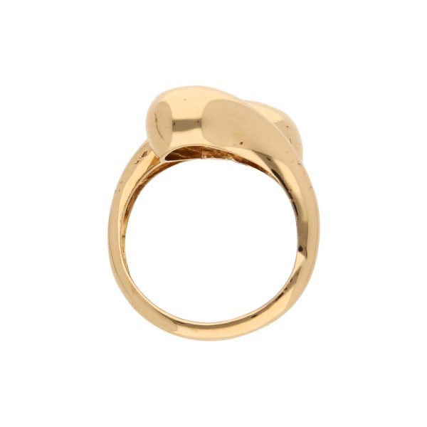 Anillo estilizado en oro amarillo 18 kilates. For Discount