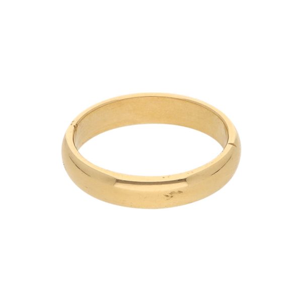 Argolla lisa firma Tiffany & Co. en oro amarillo 18 kilates. For Cheap