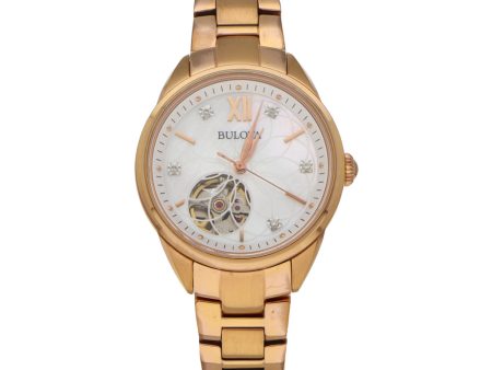 Reloj Bulova para dama en acero chapa. Cheap