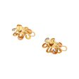 Aretes diseño especial en oro tres tonos 18 kilates. For Cheap