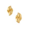 Aretes huecos en oro amarillo 18 kilates. Supply