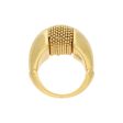 Anillo hueco boleado en oro amarillo 14 kilates. For Discount