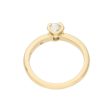 Anillo solitario con diamante en oro amarillo 18 kilates. Online Hot Sale