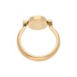 Anillo diseño especial con sintético en oro amarillo 18 kilates. Online now