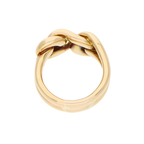 Anillo estilizado firma Tane en oro amarillo 18 kilates. Cheap