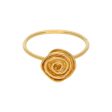 Anillo estilizado motivo floral firma Tous en oro amarillo 18 kilates. Online Sale