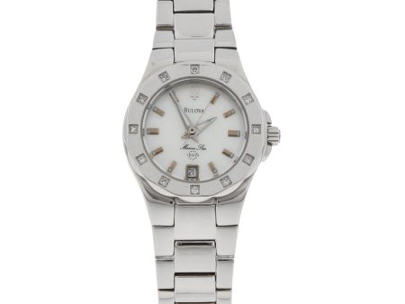 Reloj Bulova para dama modelo Marine Star. Discount