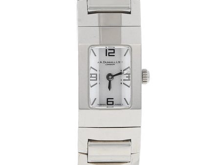 Reloj A. Dunhill London para dama en acero inoxidable. Discount