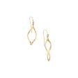 Aretes estilizados en oro amarillo 14 kilates. Online now