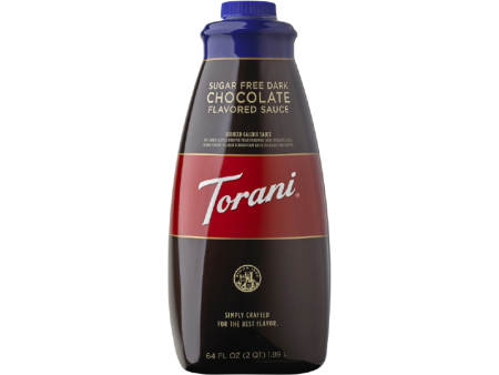 Torani SAUCE SF Dark Chocolate  64oz Hot on Sale