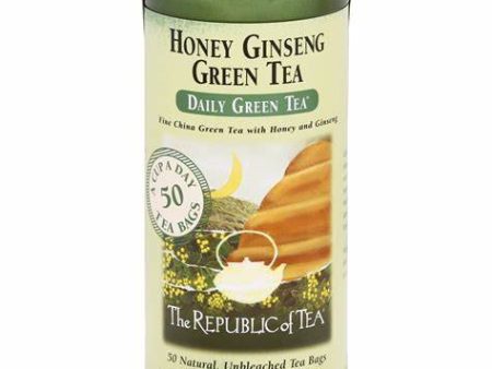 Republic Of Tea Honey Ginseng Green 50 bags Online