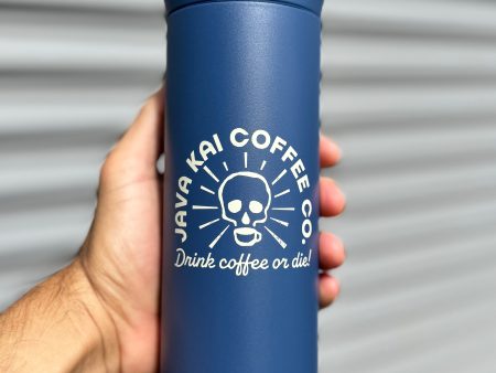 16oz JK Coffee Co Drink Coffee or Die    Fvck Art Tumbler Fashion