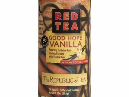 Republic Of Tea Good Hope Vanilla Red 36 bags on Sale