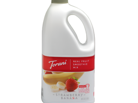 Torani REAL FRUIT  Strawberry Banana 64oz For Discount