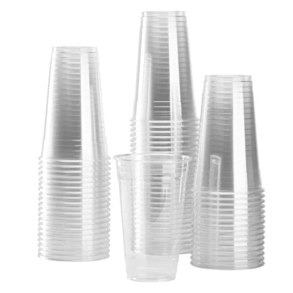 CKC24   -  24 oz  Clear Cold PET Cups(12cs) 50ct per sleeve on Sale