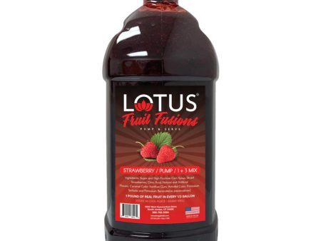 Fruit Fusion Strawberry .5 Gal Jug (6cs).... Sale