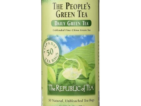 Republic Of Tea People s Green 50 bags Discount