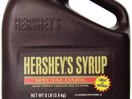 Hershey s JUG Dark Choc Syrup 7.5lb Online Hot Sale