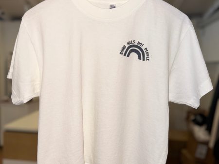 *NEW* Bomb Hills Not People     White Crop For Discount