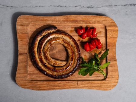 TURKEY SAUSAGE WITH PROVOLONE AND CHERRY PEPPERS Discount