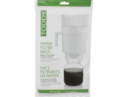 Toddy 1LB Replacement Paper Filter Pack 20ct. Online Hot Sale