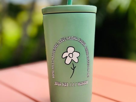 *NEW* 16oz Bomb Hills Flower Straw Tumbler Online Hot Sale