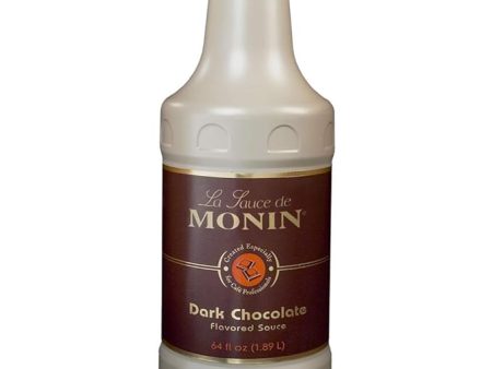 Monin SAUCE Dark Chocolate 64oz For Sale